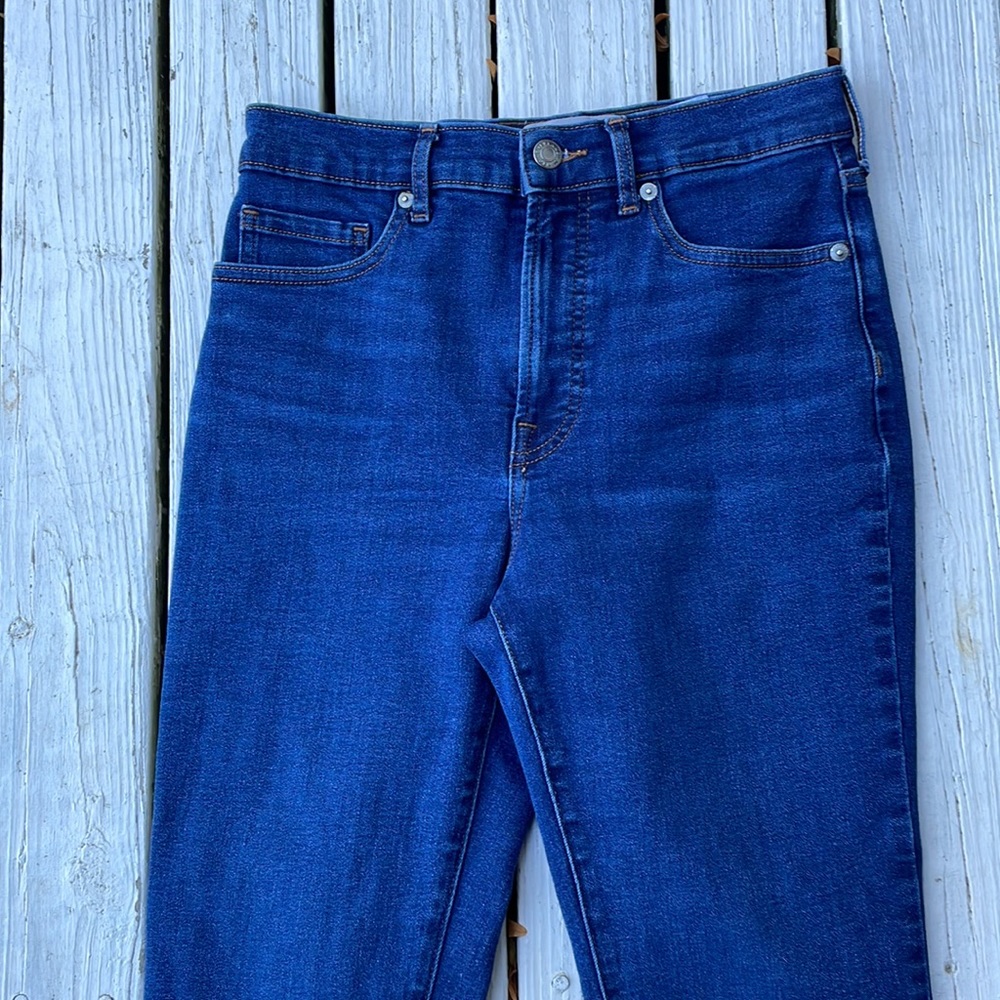 Everlane High Rise Raw Hem Jeans 27 tall - Picture 6 of 6